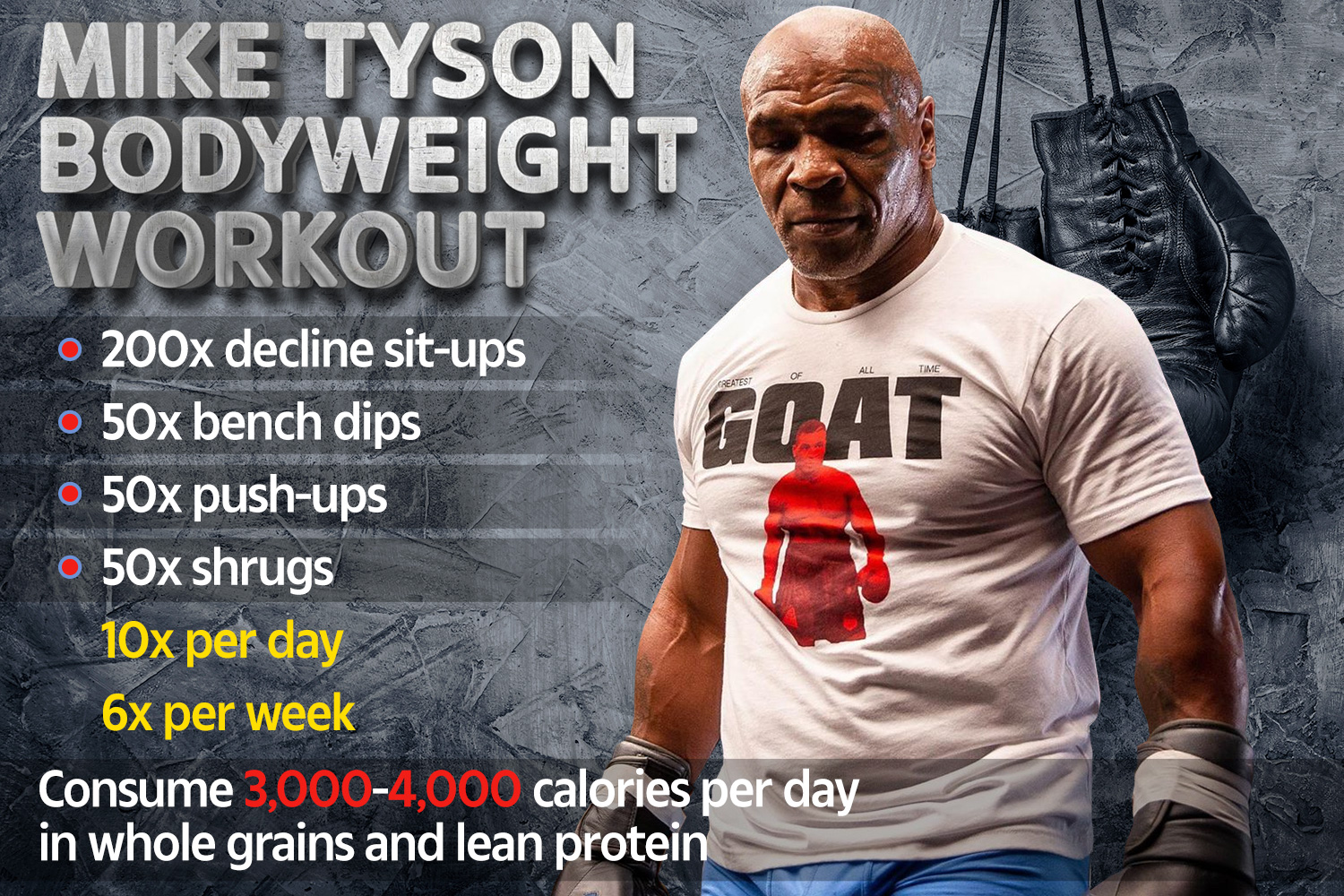 Mike Tyson push up