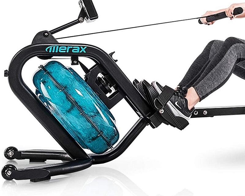 Merax Water Rowing Machine Water tank and resistance system